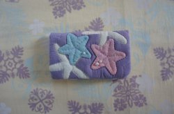 画像1: スターフィッシュのカードケースキット(パープル)