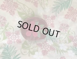 画像1: プルメリアのポーチ(レッド)