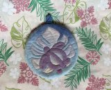 モンステラとホヌのポーチ