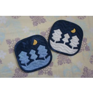 画像: もみの木と月のコースターキット