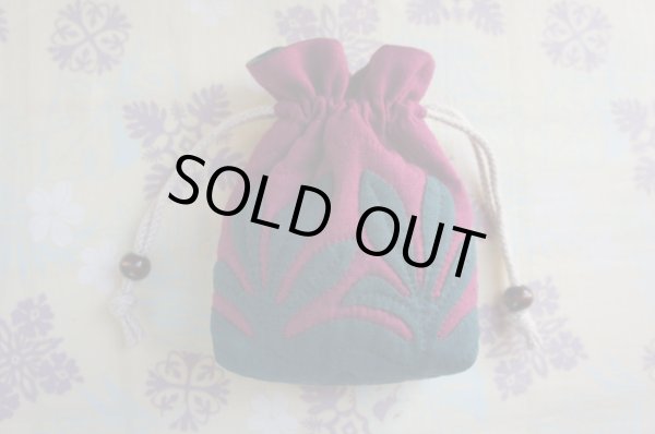 画像1: ティーリーフの巾着キット